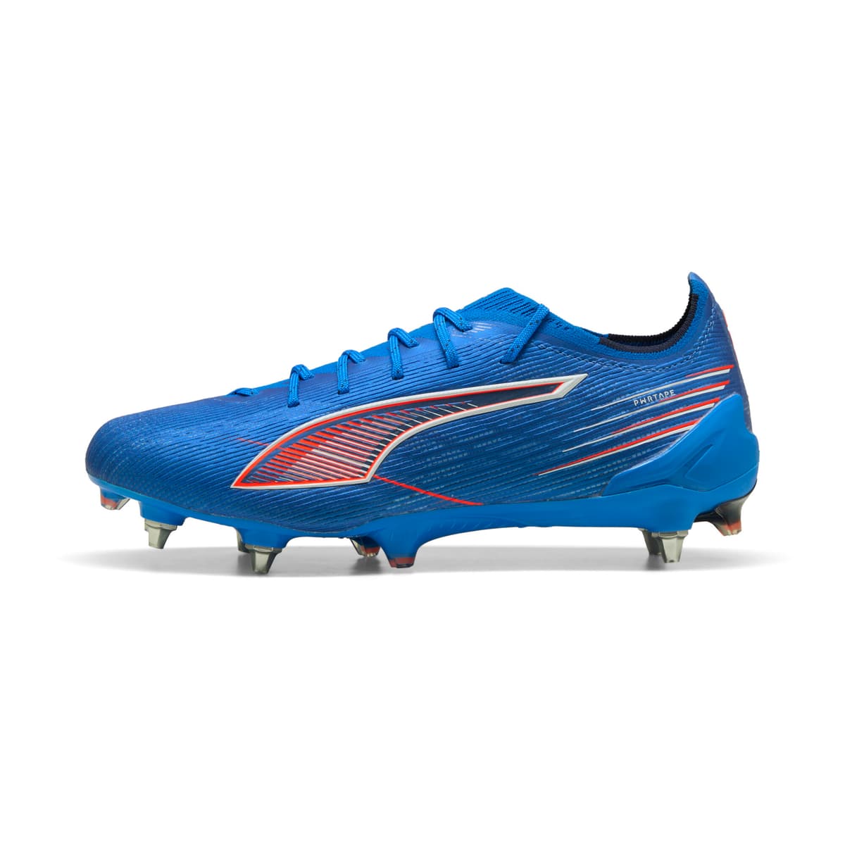 PUMA ULTRA 6 ULTIMATE MxSG uniseks voetbalschoenen, Blauw/Rood/Wit, Maat 47