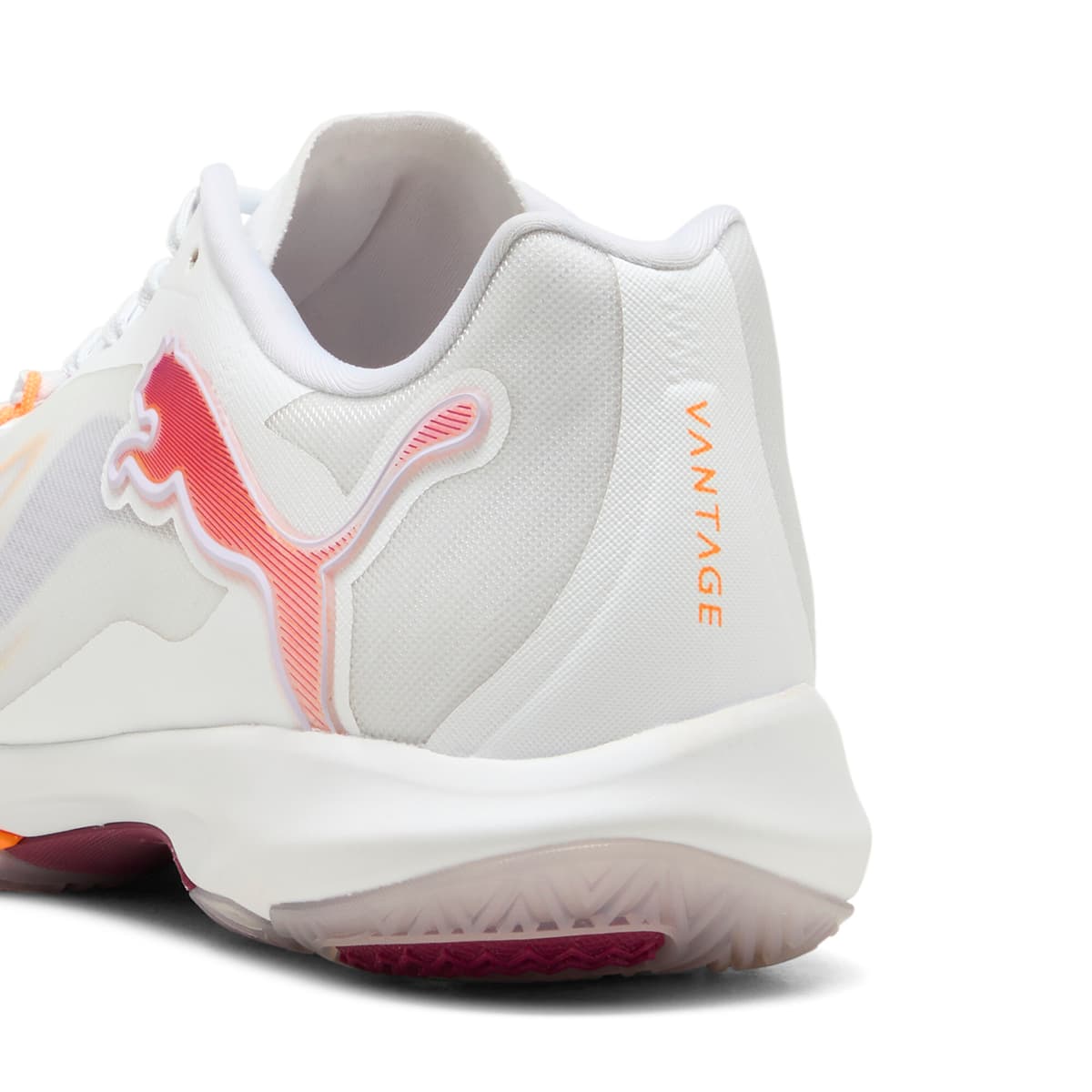 PUMA Vantage NITROâ¢ handbalschoenen voor Dames, Wit, Maat 40,5 thumbnail 5