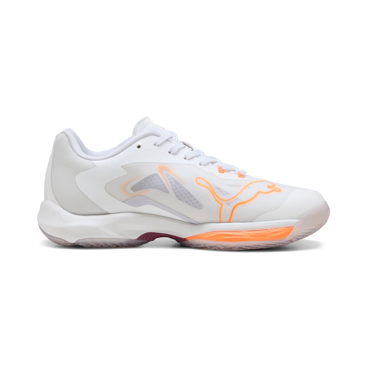 PUMA Vantage NITROâ¢ handbalschoenen voor Dames, Wit, Maat 40,5 thumbnail 3
