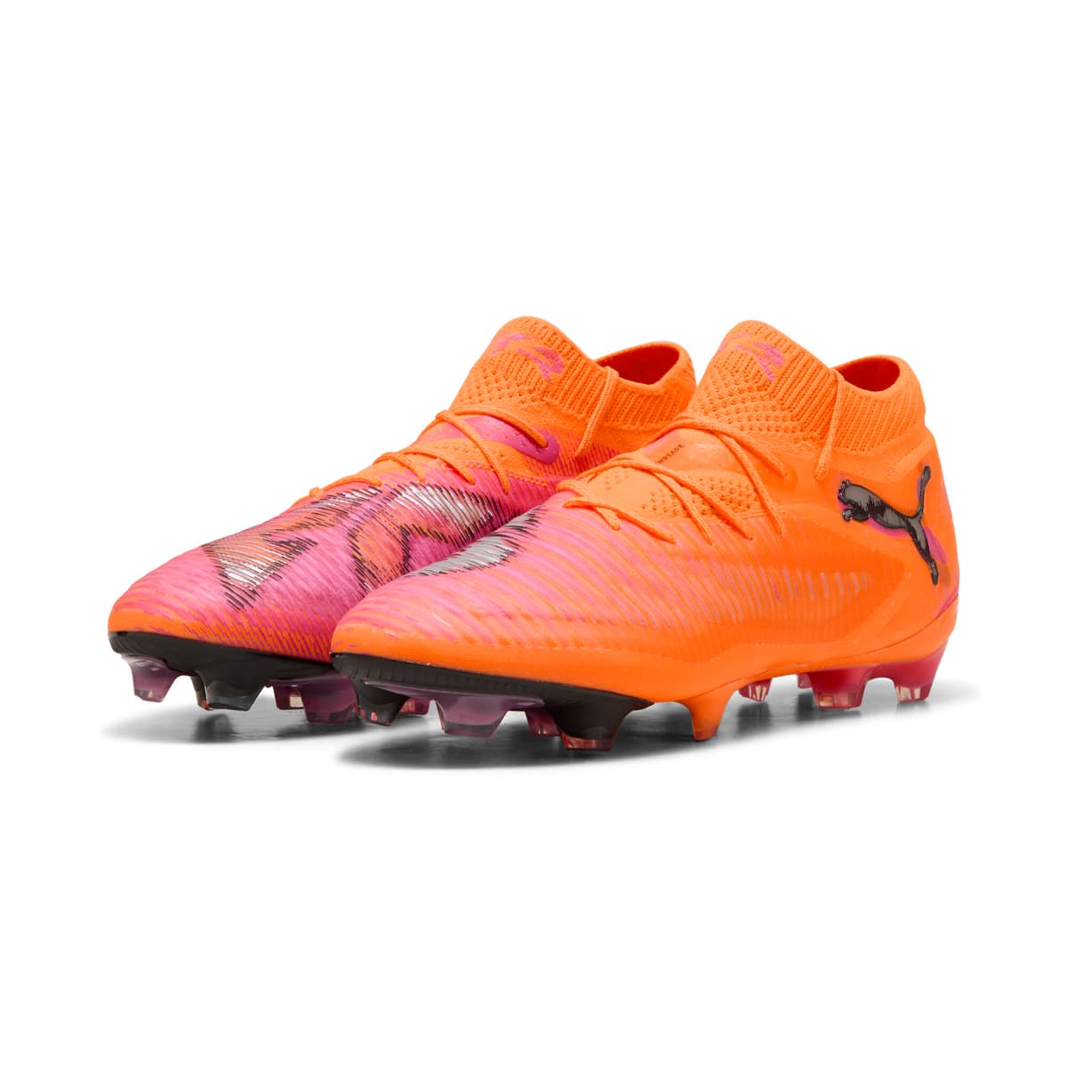 PUMA FUTURE 8 ULTIMATE FG uniseks voetbalschoenen, Zwart, Maat 42,5 thumbnail 6