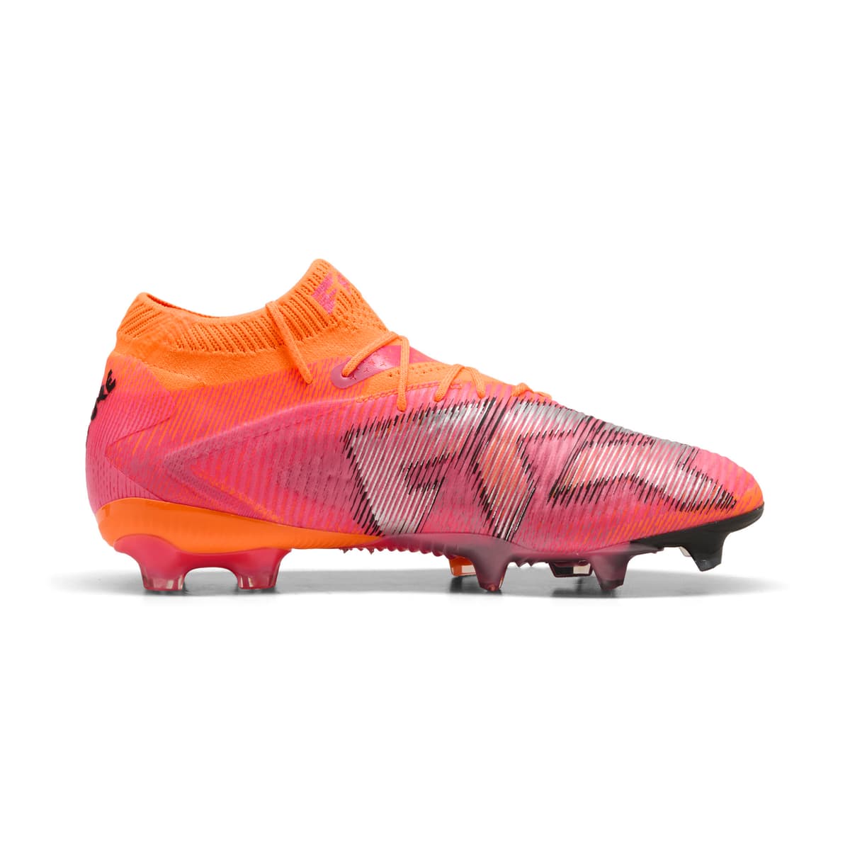 PUMA FUTURE 8 ULTIMATE FG uniseks voetbalschoenen, Zwart, Maat 42,5 thumbnail 3