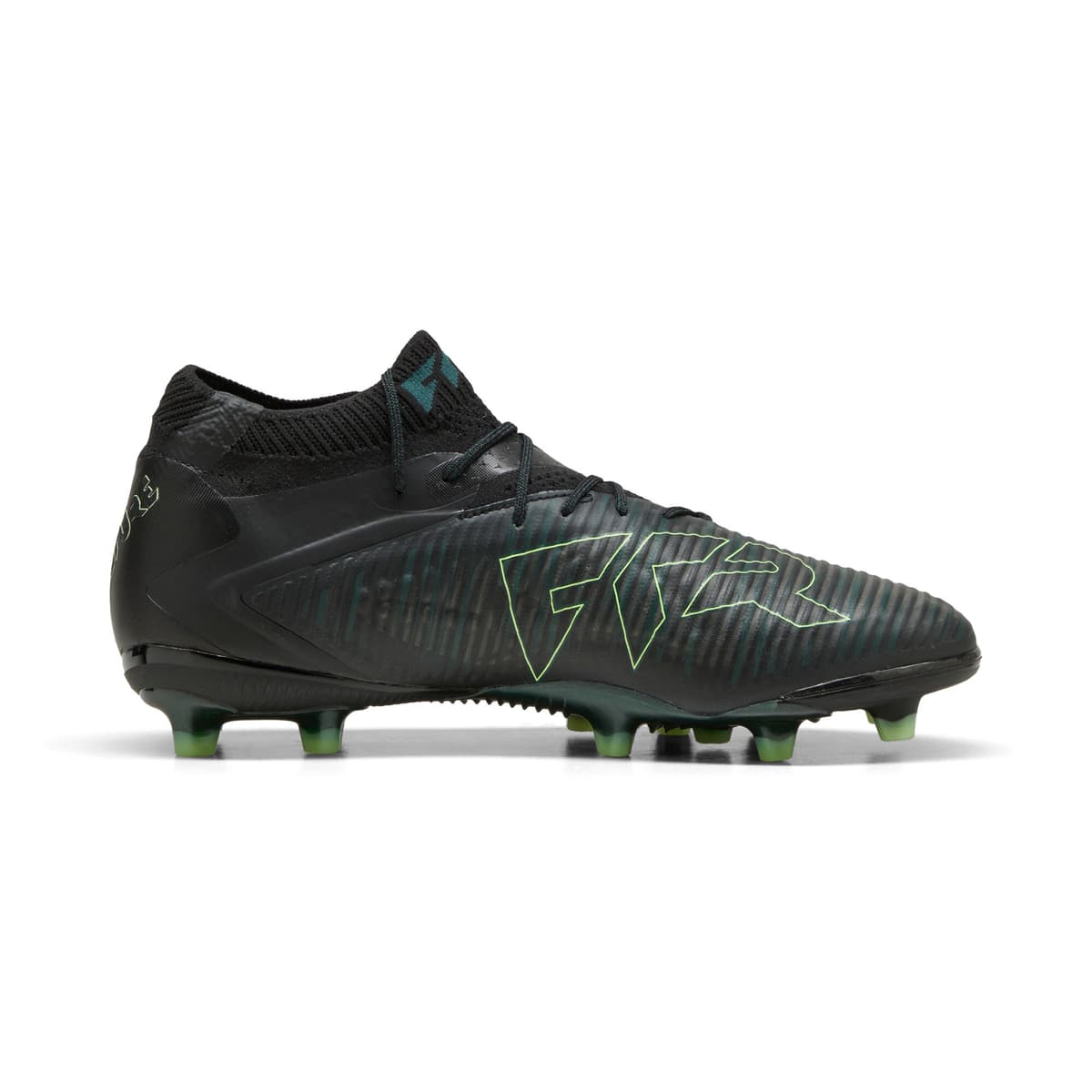 PUMA FUTURE 8 ULTIMATE AG uniseks voetbalschoenen, Groen/Zwart, Maat 44 thumbnail 3