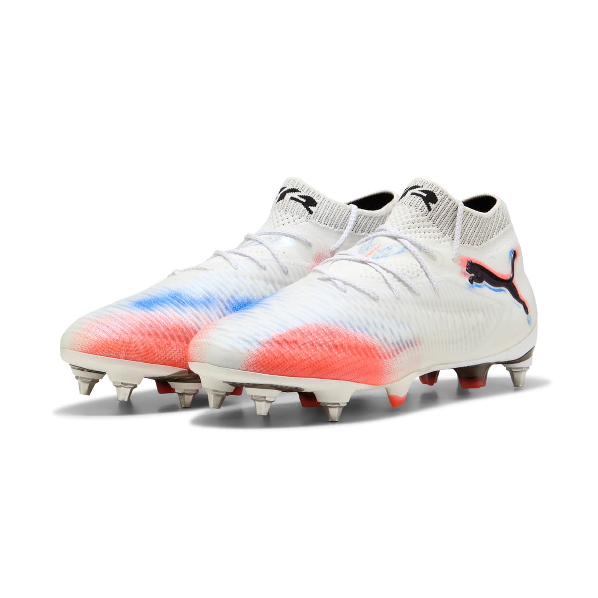 PUMA FUTURE 8 ULTIMATE MxSG uniseks voetbalschoenen, Zwart/Rood/Wit, Maat 40,5 thumbnail 7