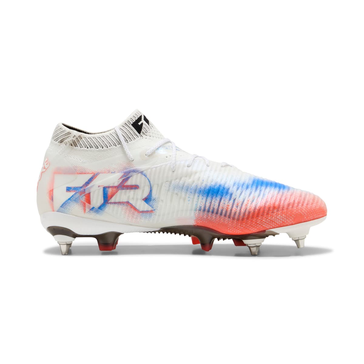 PUMA FUTURE 8 ULTIMATE MxSG uniseks voetbalschoenen, Zwart/Rood/Wit, Maat 40,5 thumbnail 4