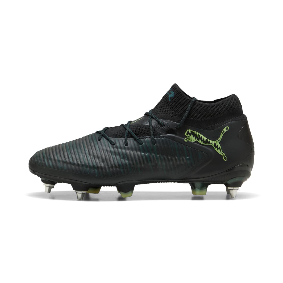 PUMA FUTURE 8 ULTIMATE MxSG uniseks voetbalschoenen, Groen/Zwart, Maat 42