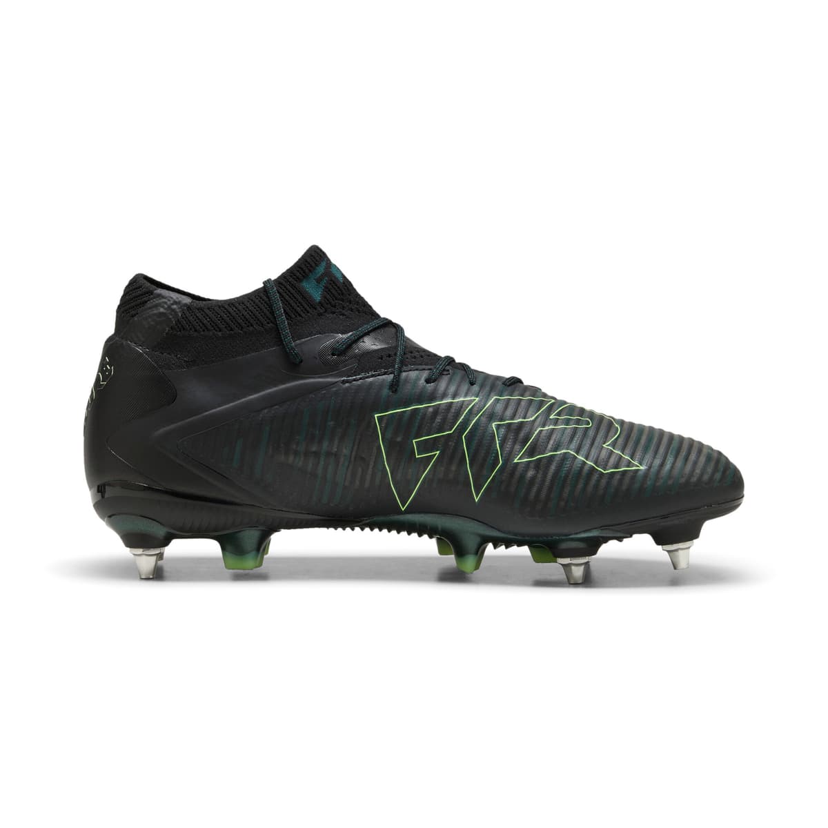 PUMA FUTURE 8 ULTIMATE MxSG uniseks voetbalschoenen, Groen/Zwart, Maat 42 thumbnail 3