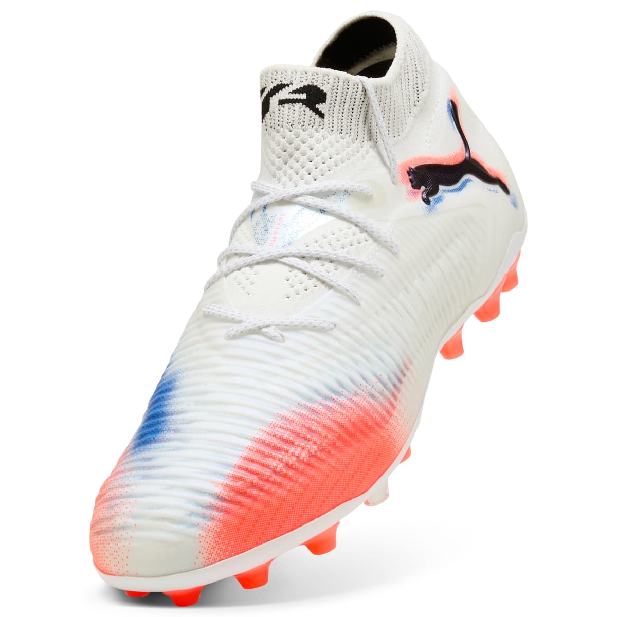 PUMA FUTURE 8 ULTIMATE MG voetbalschoenen uniseks, Zwart/Rood/Wit, Maat 42,5 thumbnail 2