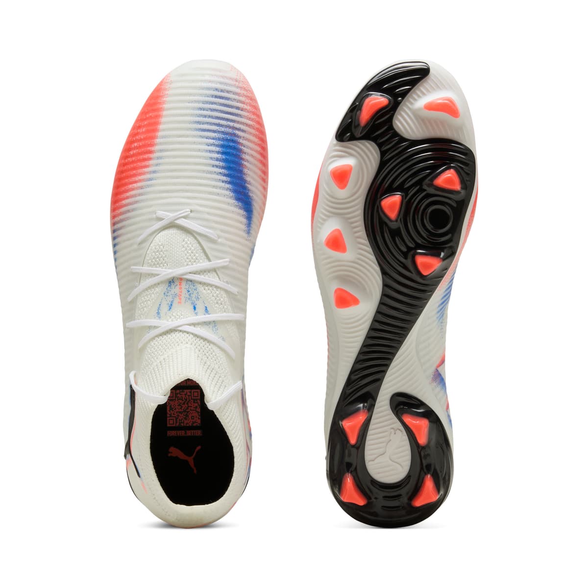 PUMA FUTURE 8 PRO FG/AG voetbalschoenen uniseks, Zwart/Rood/Wit, Maat 43 thumbnail 4