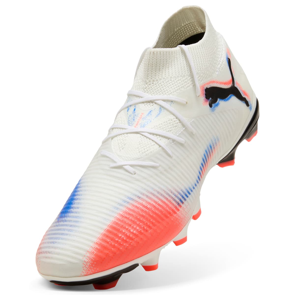 PUMA FUTURE 8 PRO FG/AG voetbalschoenen uniseks, Zwart/Rood/Wit, Maat 43 thumbnail 2