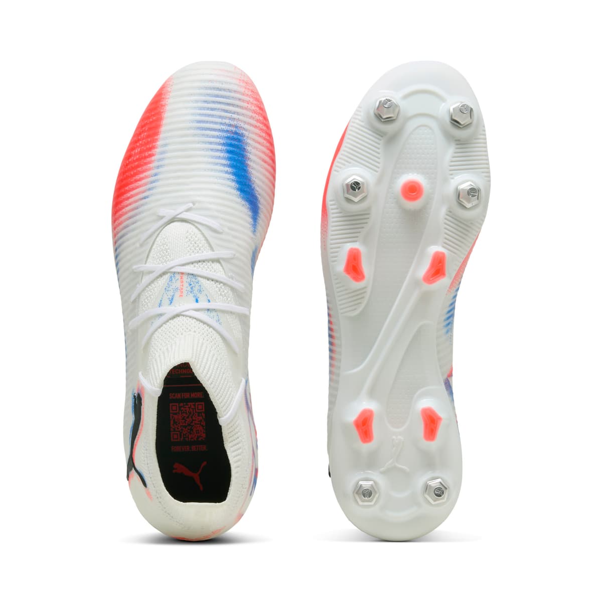 PUMA FUTURE 8 PRO MxSG voetbalschoenen uniseks, Zwart/Rood/Wit, Maat 39 thumbnail 4