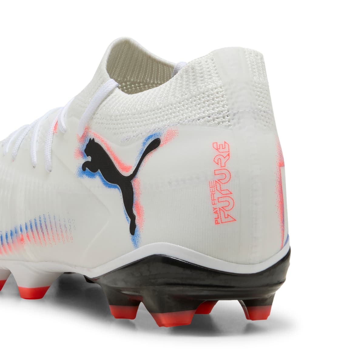 PUMA FUTURE 8 MATCH FG/AG uniseks voetbalschoenen, Zwart/Rood/Wit, Maat 40 thumbnail 5