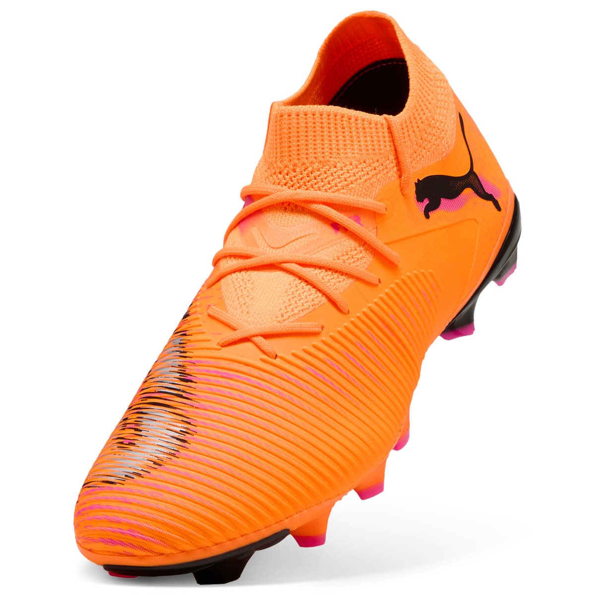 PUMA FUTURE 8 MATCH FG/AG uniseks voetbalschoenen, Zwart, Maat 41 thumbnail 2