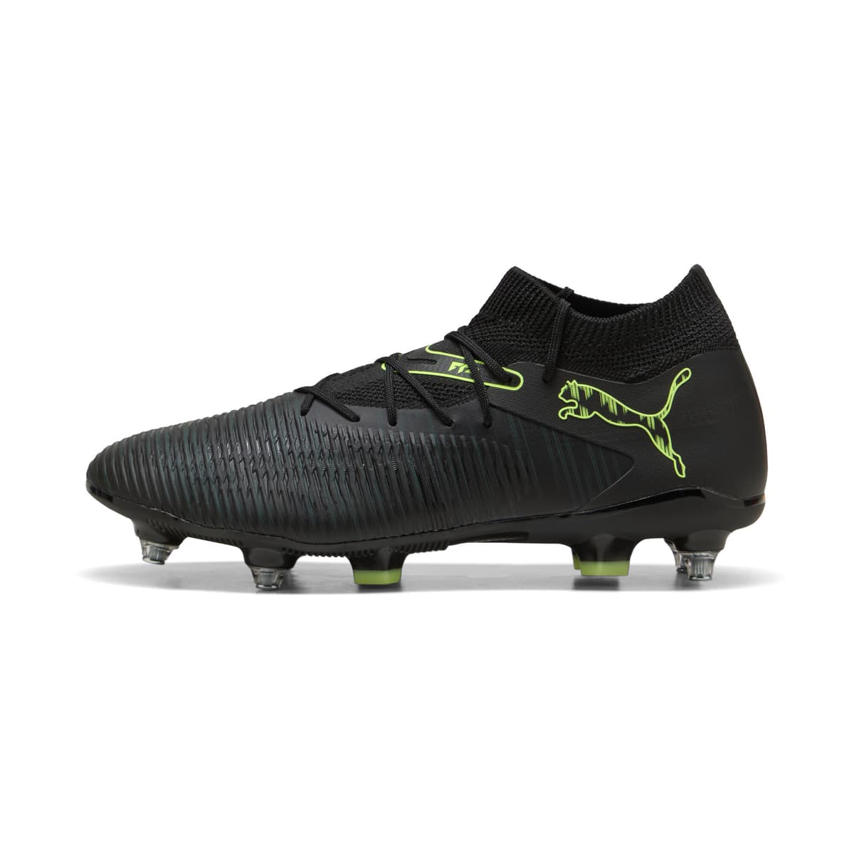 PUMA FUTURE 8 MATCH MxSG uniseks voetbalschoenen, Groen/Zwart, Maat 47
