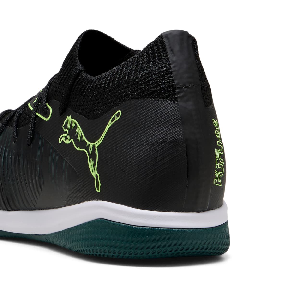 PUMA FUTURE 8 MATCH uniseks futsalschoenen, Groen/Zwart, Maat 40,5 thumbnail 5