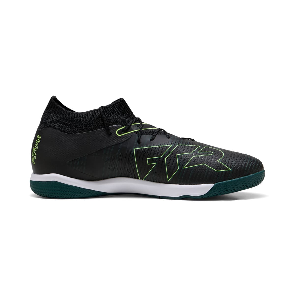 PUMA FUTURE 8 MATCH uniseks futsalschoenen, Groen/Zwart, Maat 40,5 thumbnail 3