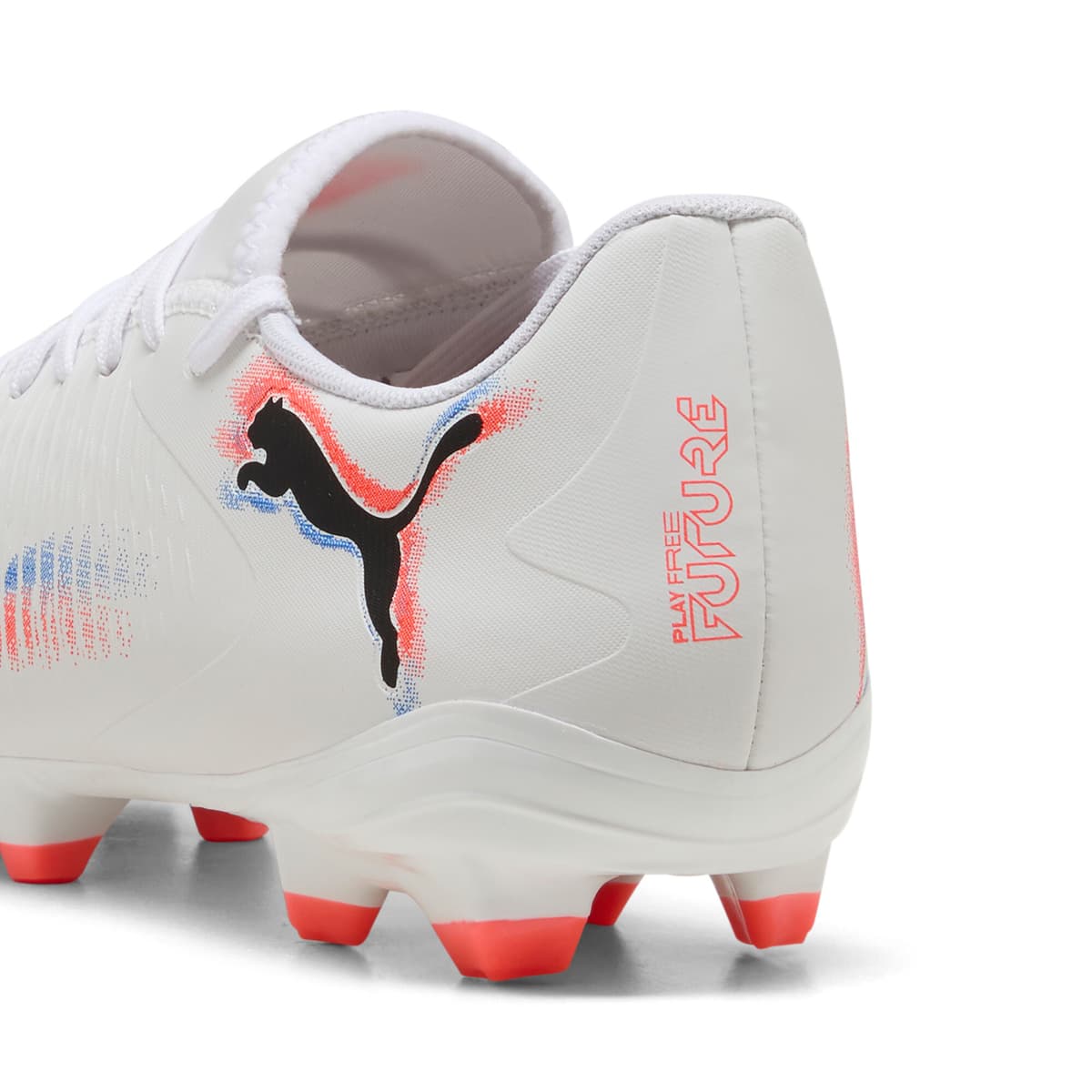 PUMA FUTURE 8 PLAY FG/AG voetbalschoenen uniseks, Zwart/Rood/Wit, Maat 43 thumbnail 5