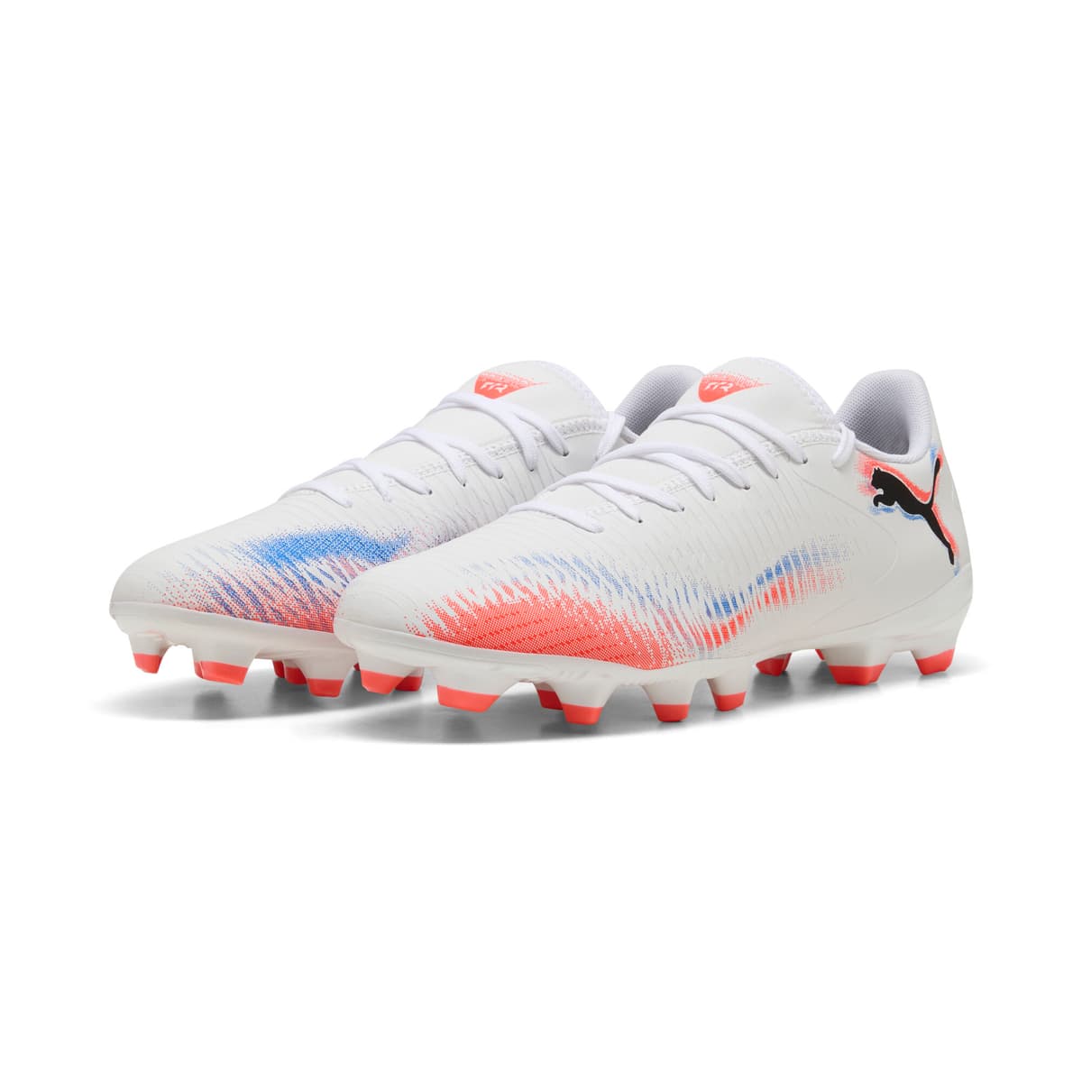 PUMA FUTURE 8 PLAY FG/AG voetbalschoenen uniseks, Zwart/Rood/Wit, Maat 43 thumbnail 6