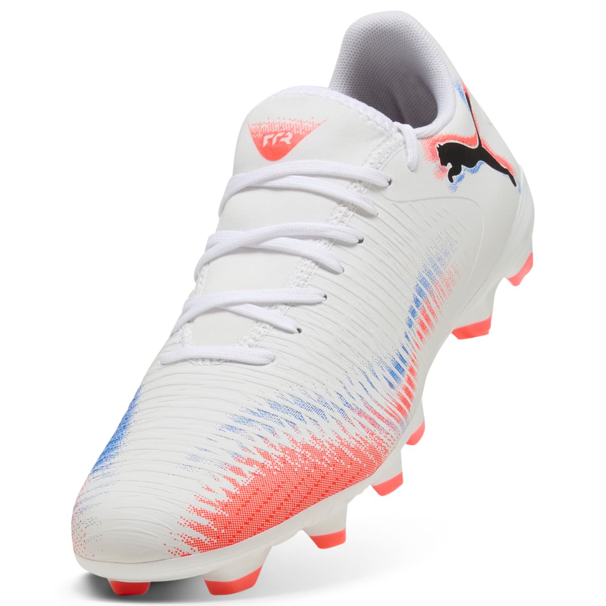 PUMA FUTURE 8 PLAY FG/AG voetbalschoenen uniseks, Zwart/Rood/Wit, Maat 43 thumbnail 2