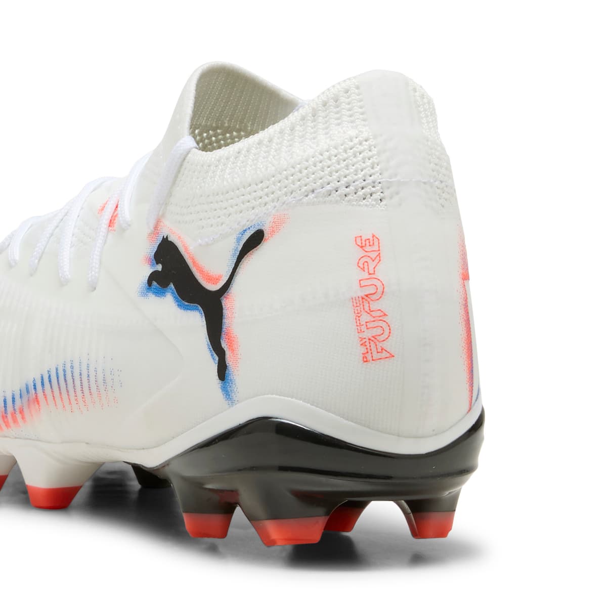 PUMA FUTURE 8 MATCH FG/AG voetbalschoenen voor Dames, Zwart/Rood/Wit, Maat 38,5 thumbnail 5