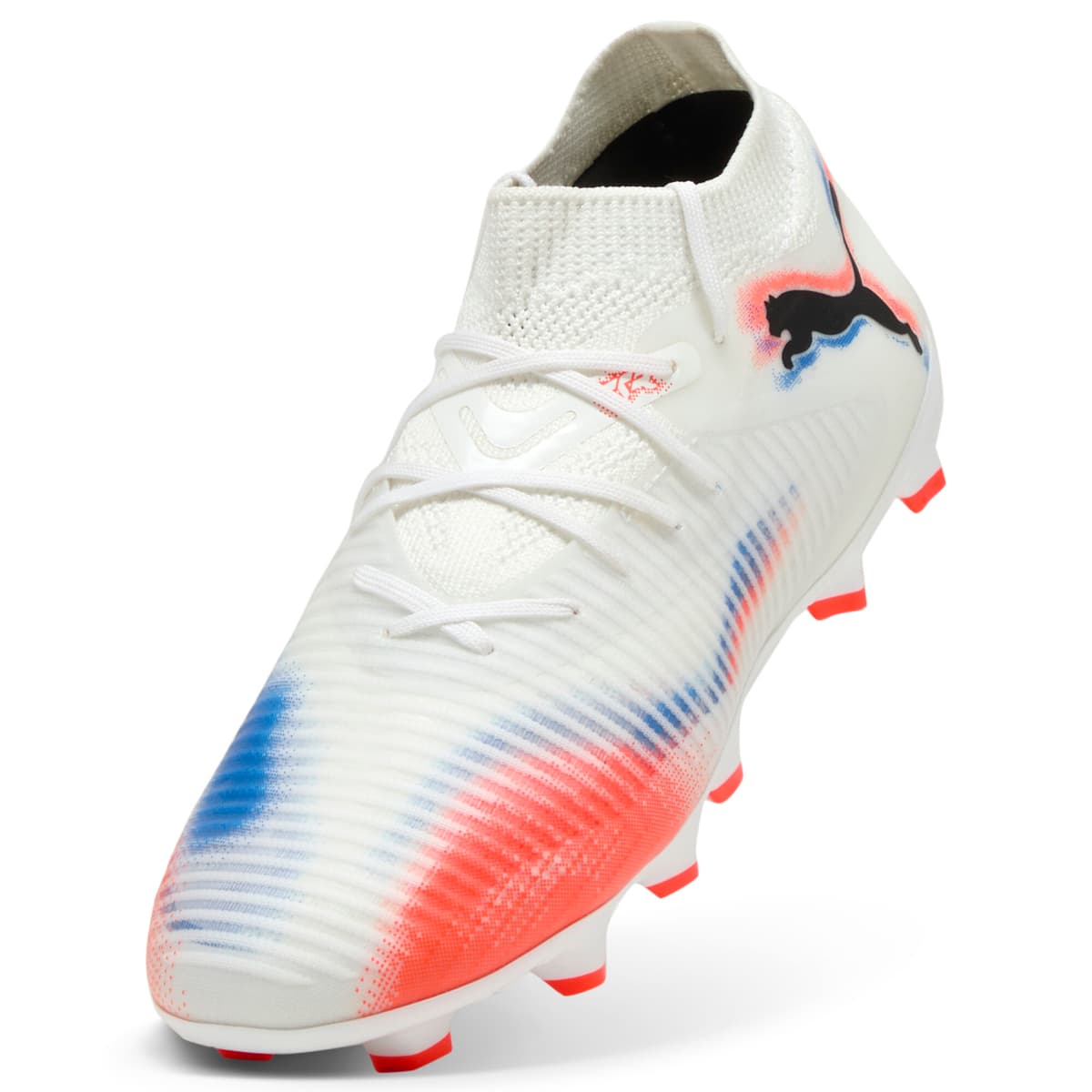 PUMA FUTURE 8 PRO FG/AG voetbalschoenen, Zwart/Rood/Wit, Maat 37,5 thumbnail 2