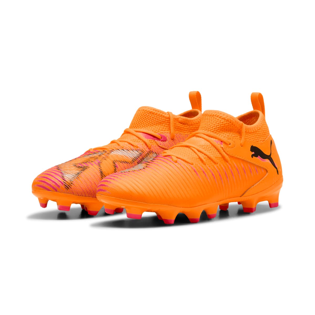 PUMA FUTURE 8 MATCH FG/AG voetbalschoenen, Zwart, Maat 34 thumbnail 6