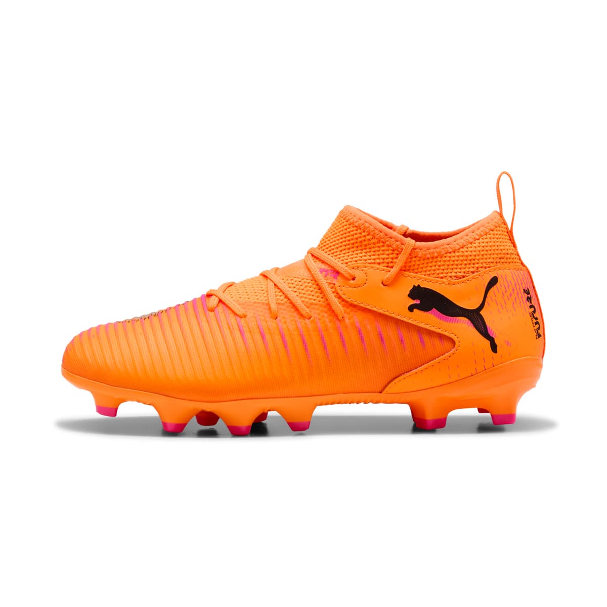 PUMA FUTURE 8 MATCH FG/AG voetbalschoenen, Zwart, Maat 37