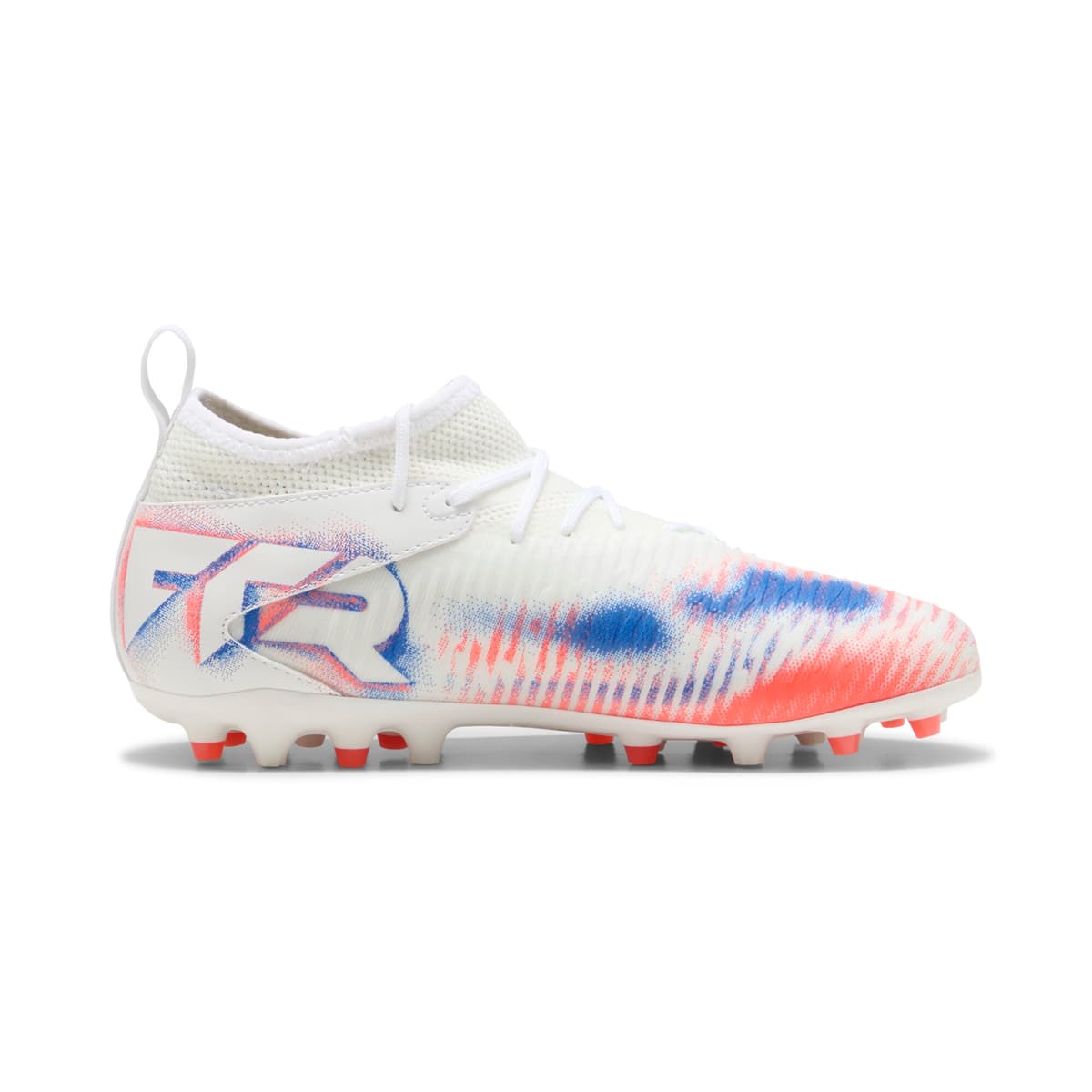 PUMA FUTURE 8 MATCH MG voetbalschoenen, Zwart/Rood/Wit, Maat 33 thumbnail 3