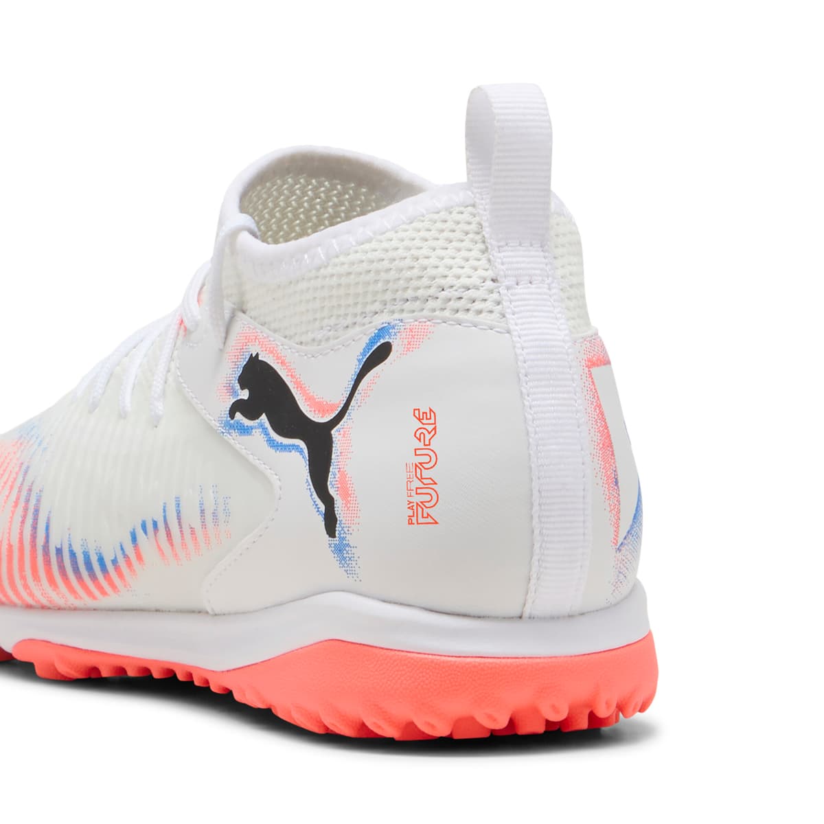 PUMA FUTURE MATCH TT Mid voetbalschoenen, Zwart/Rood/Wit, Maat 35,5 thumbnail 5