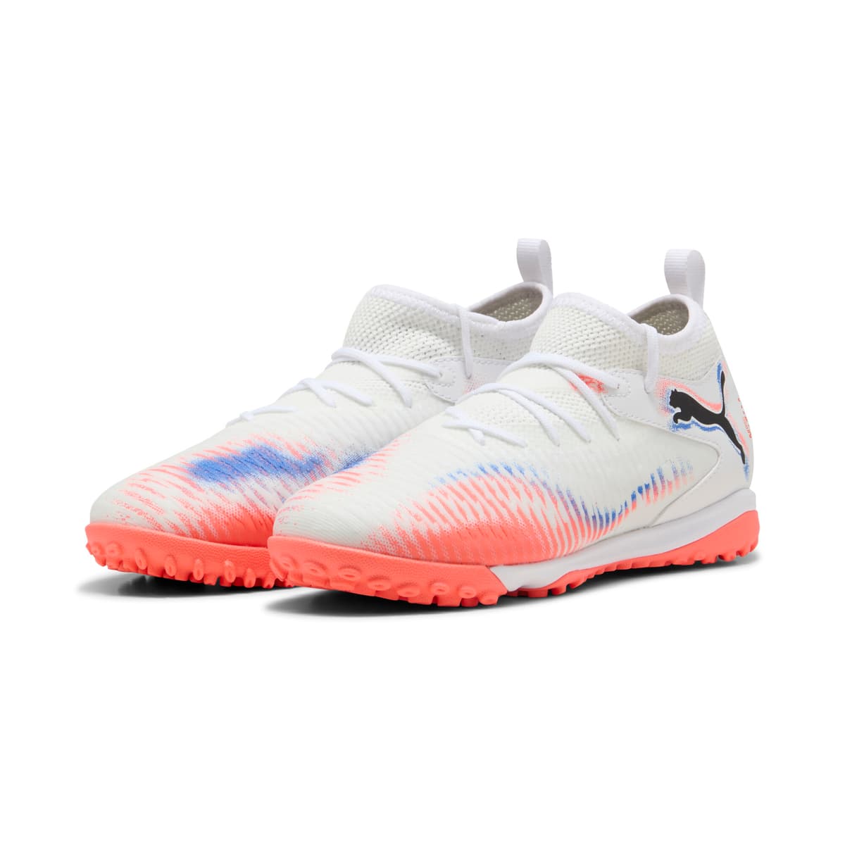 PUMA FUTURE MATCH TT Mid voetbalschoenen, Zwart/Rood/Wit, Maat 35,5 thumbnail 6