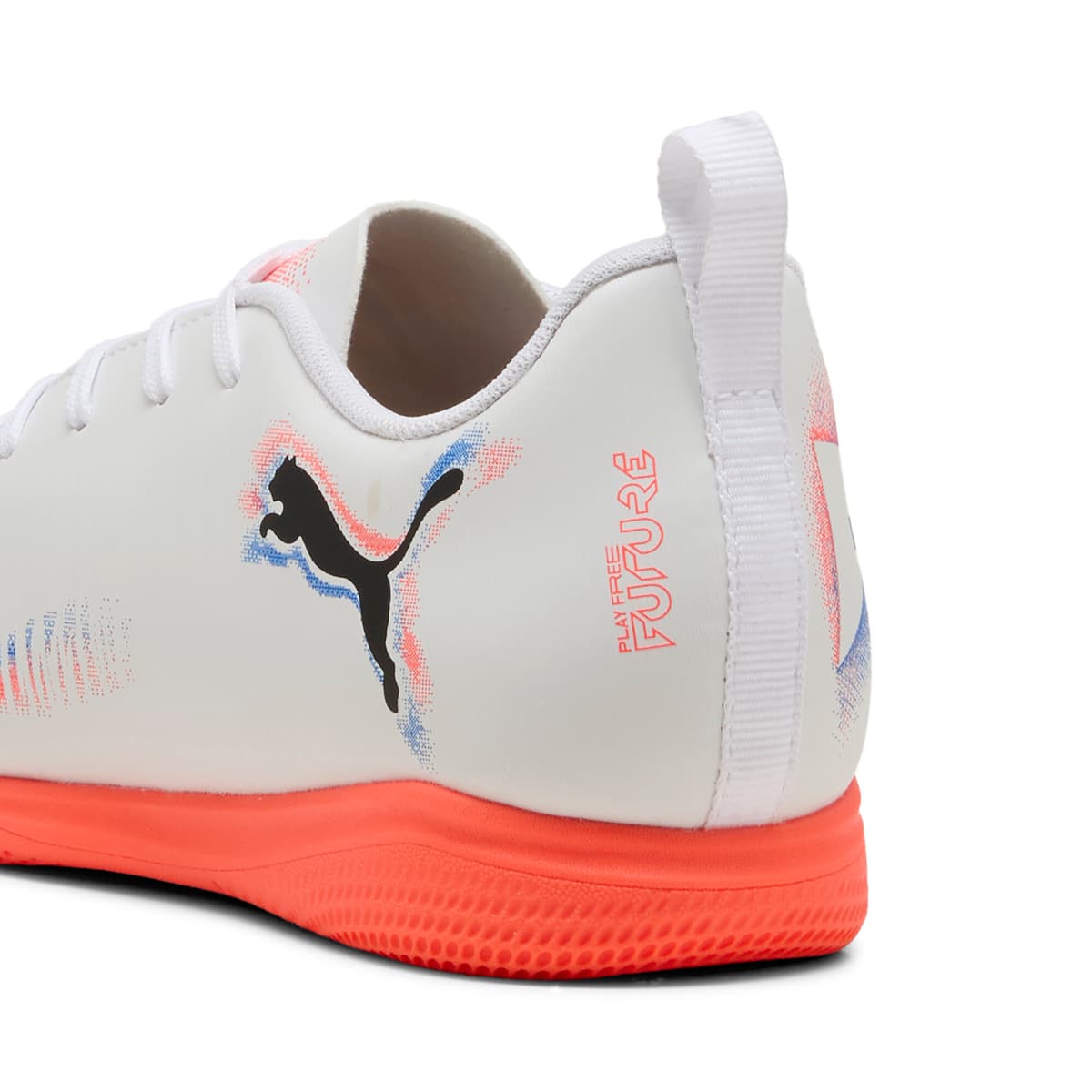 PUMA FUTURE 8 PLAY futsalschoenen, Zwart/Rood/Wit, Maat 37,5 thumbnail 5