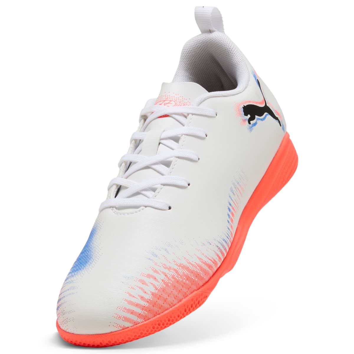 PUMA FUTURE 8 PLAY futsalschoenen, Zwart/Rood/Wit, Maat 37,5 thumbnail 2