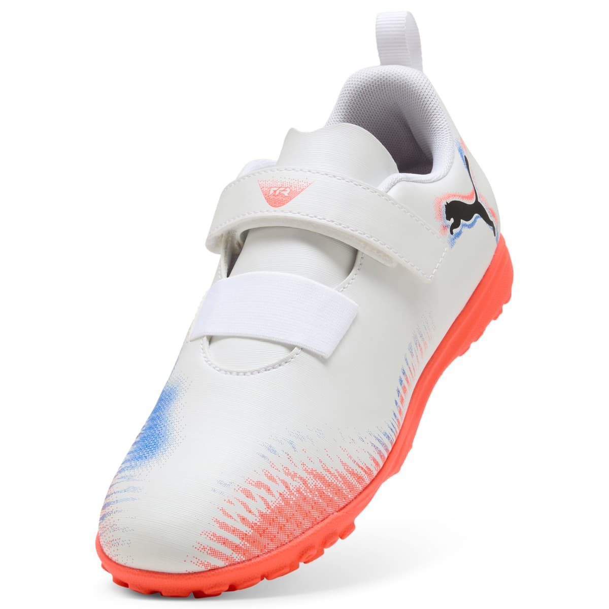 PUMA FUTURE 8 PLAY TT voetbalschoenen, Zwart/Rood/Wit, Maat 25 thumbnail 2
