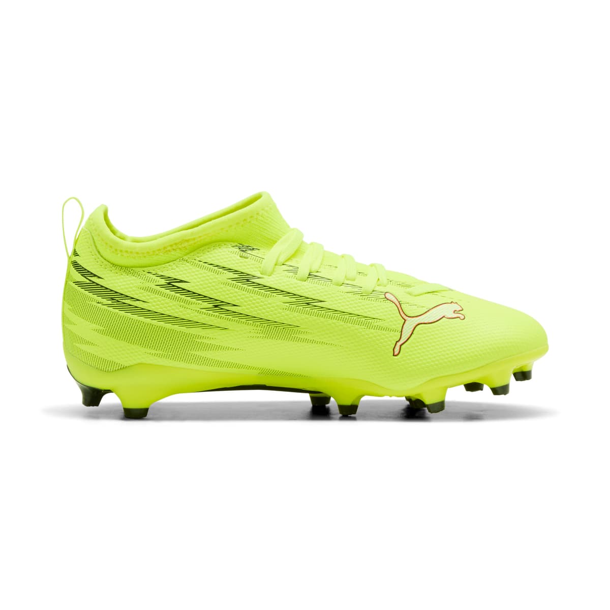 PUMA ULTRA 6 MATCH FG/AG voetbalschoenen, Zwart/Rood/Geel, Maat 38 thumbnail 3