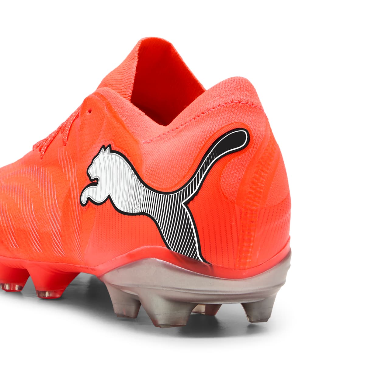 PUMA FUTURE 9 FUSION FG/AG uniseks voetbalschoenen, Zwart/Rood/Wit, Maat 47 thumbnail 5