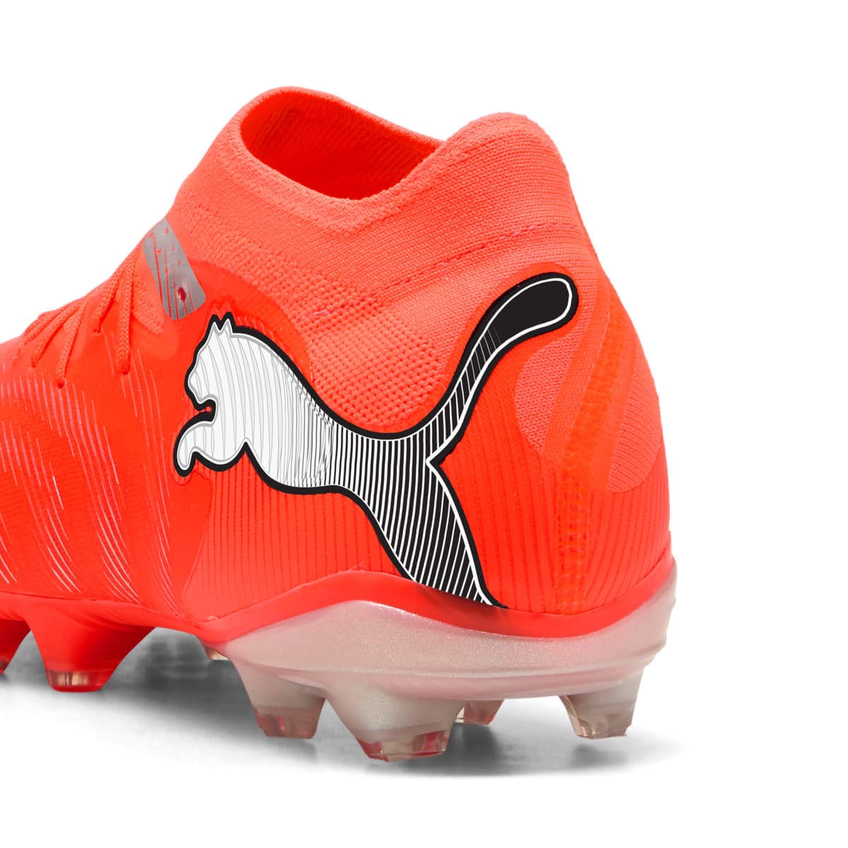 PUMA FUTURE 9 PRO FG/AG uniseks voetbalschoenen, Zwart/Rood/Wit, Maat 40,5 thumbnail 5