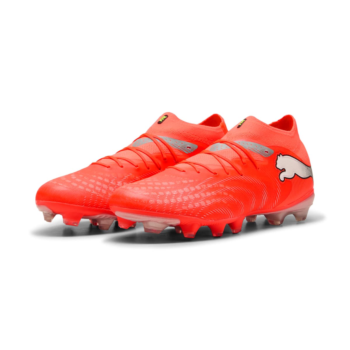 PUMA FUTURE 9 PRO FG/AG uniseks voetbalschoenen, Zwart/Rood/Wit, Maat 40,5 thumbnail 6