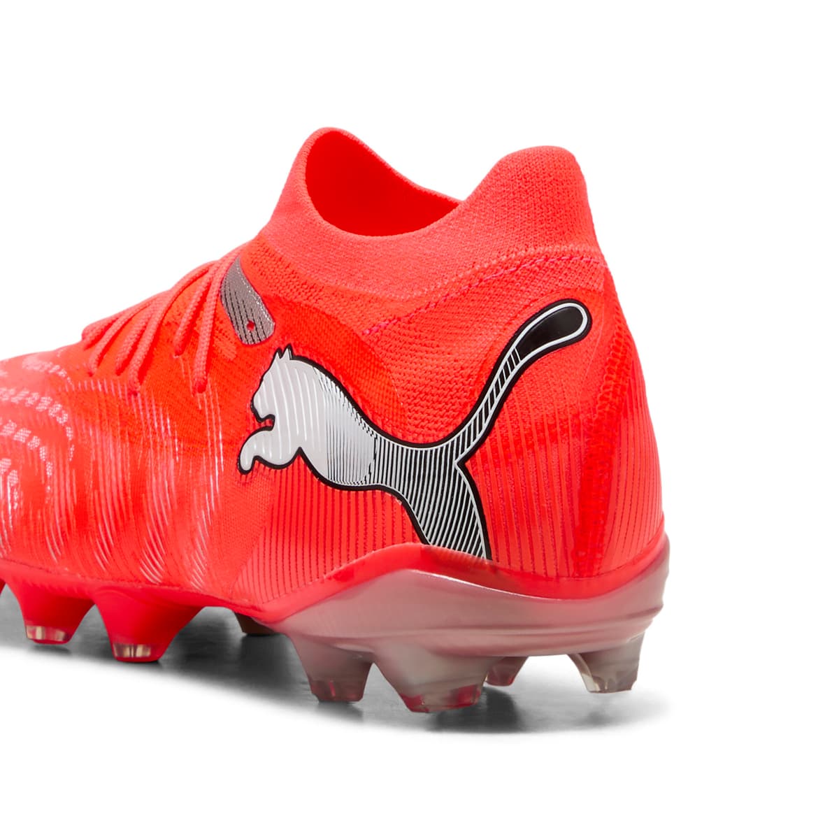 PUMA FUTURE 9 MATCH FG/AG uniseks voetbalschoenen, Zwart/Rood/Wit, Maat 44,5 thumbnail 5
