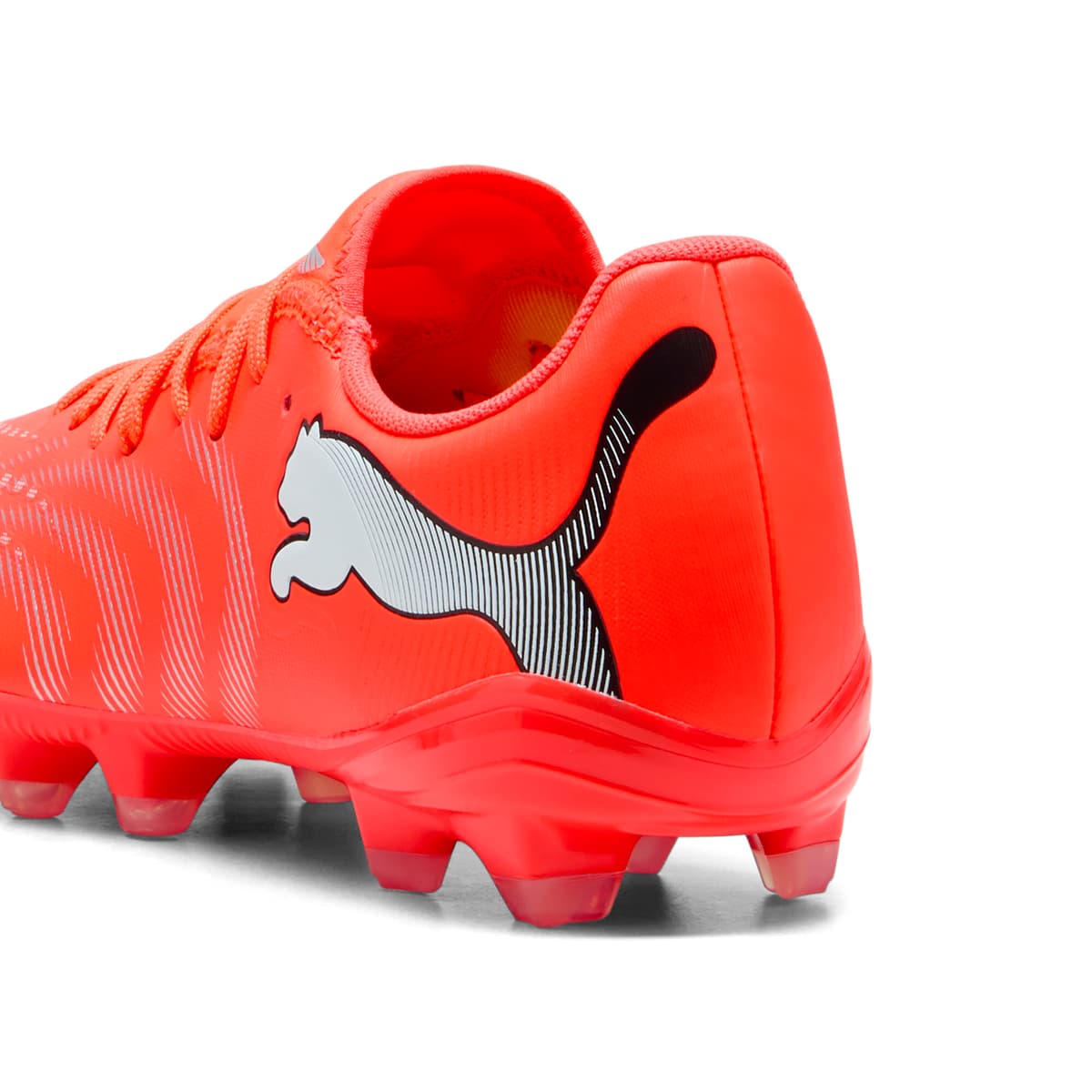 PUMA FUTURE 9 PLAY FG/AG voetbalschoenen voor Dames, Zwart/Rood/Wit, Maat 41 thumbnail 5