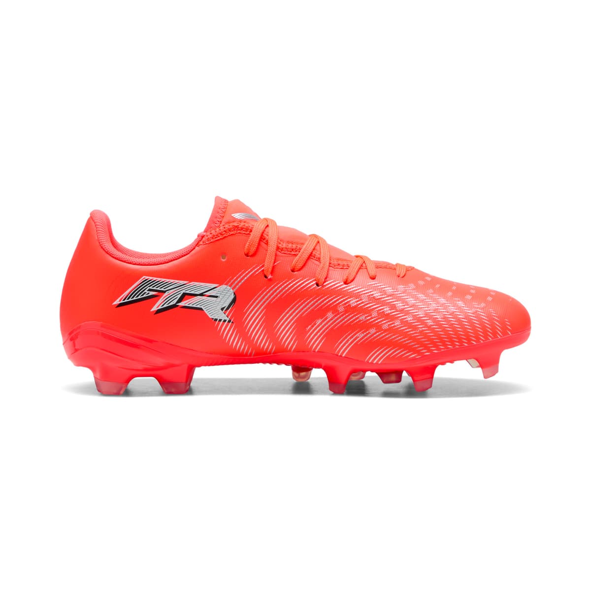 PUMA FUTURE 9 PLAY FG/AG voetbalschoenen voor Dames, Zwart/Rood/Wit, Maat 41 thumbnail 3