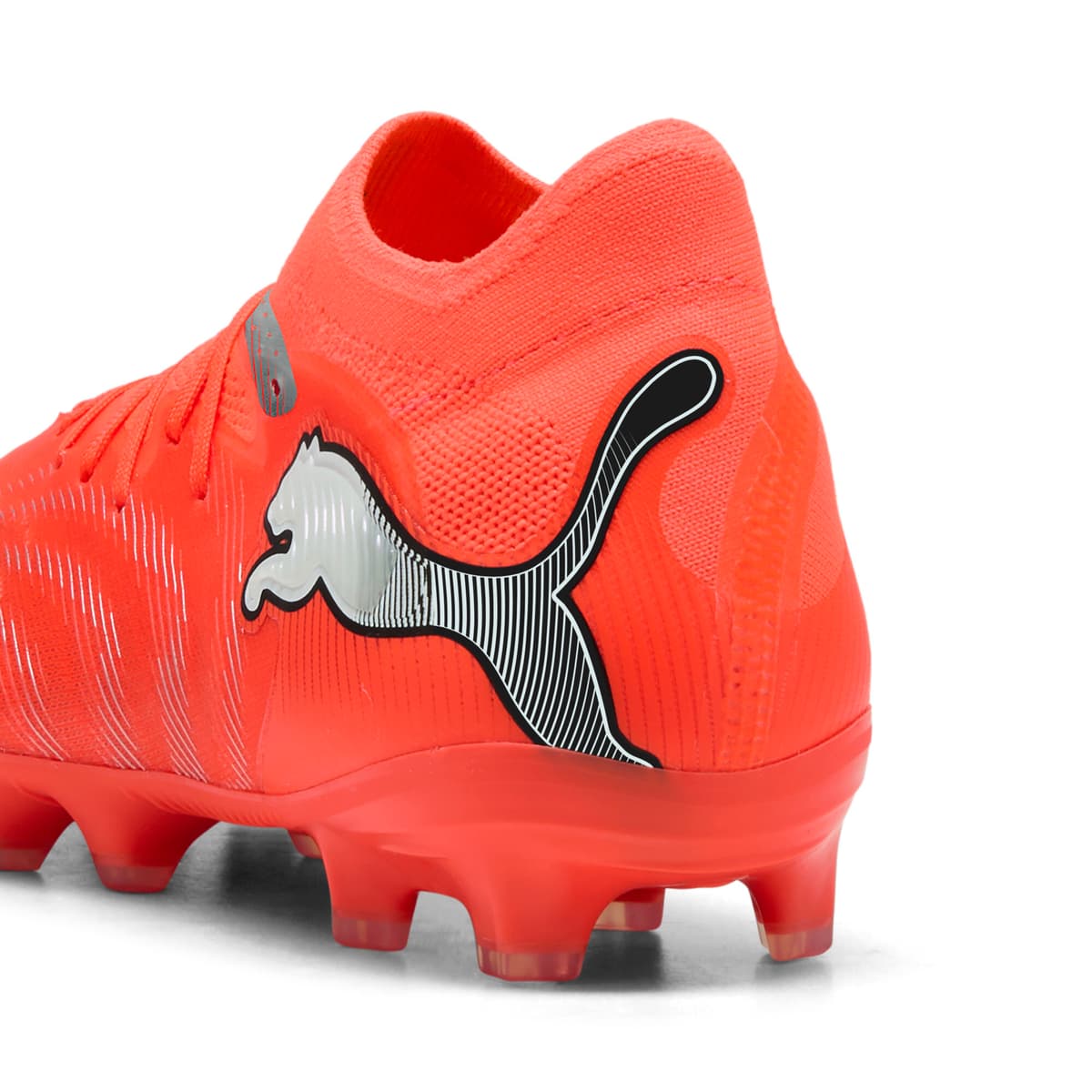 PUMA FUTURE 9 PRO FG/AG voetbalschoenen, Zwart/Rood/Wit, Maat 35 thumbnail 5