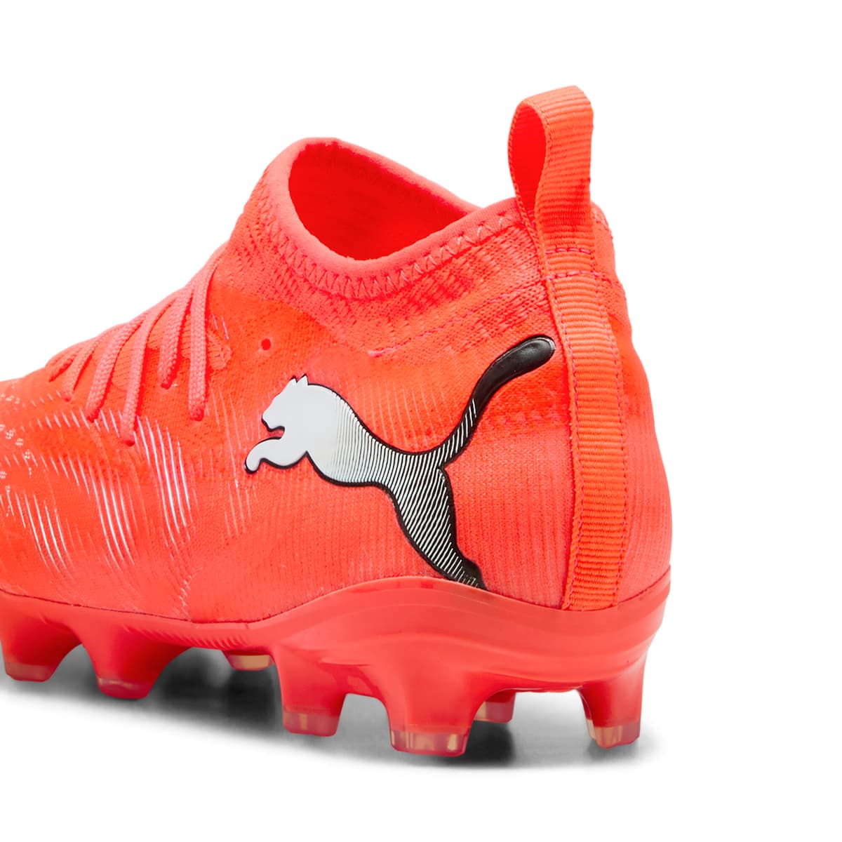 PUMA FUTURE 9 MATCH FG/AG voetbalschoenen, Zwart/Rood/Wit, Maat 35,5 thumbnail 5