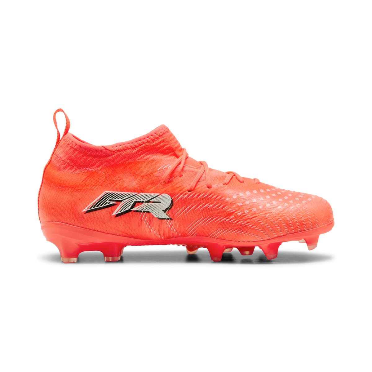 PUMA FUTURE 9 MATCH FG/AG voetbalschoenen, Zwart/Rood/Wit, Maat 35,5 thumbnail 3