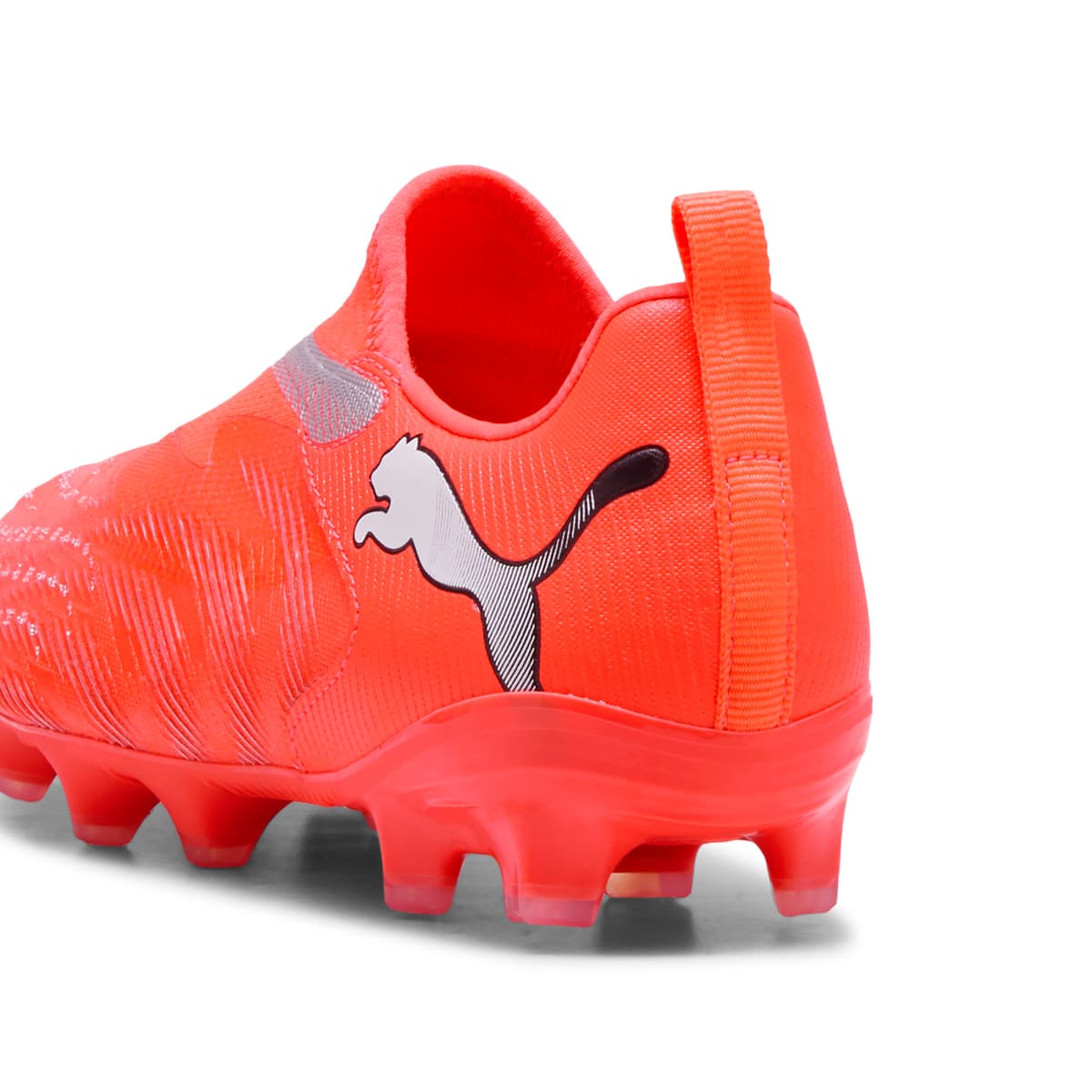 PUMA FUTURE 9 MATCH FG/AG voetbalschoenen zonder veters, Zwart/Rood/Wit, Maat 29 thumbnail 5