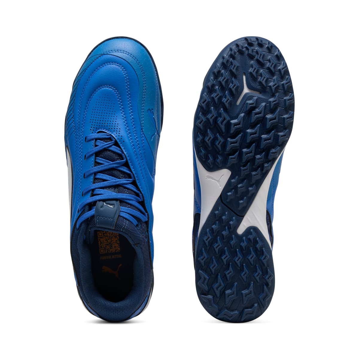 PUMA IBERO TT uniseks futsalschoenen, Blauw/Wit, Maat 45 thumbnail 4