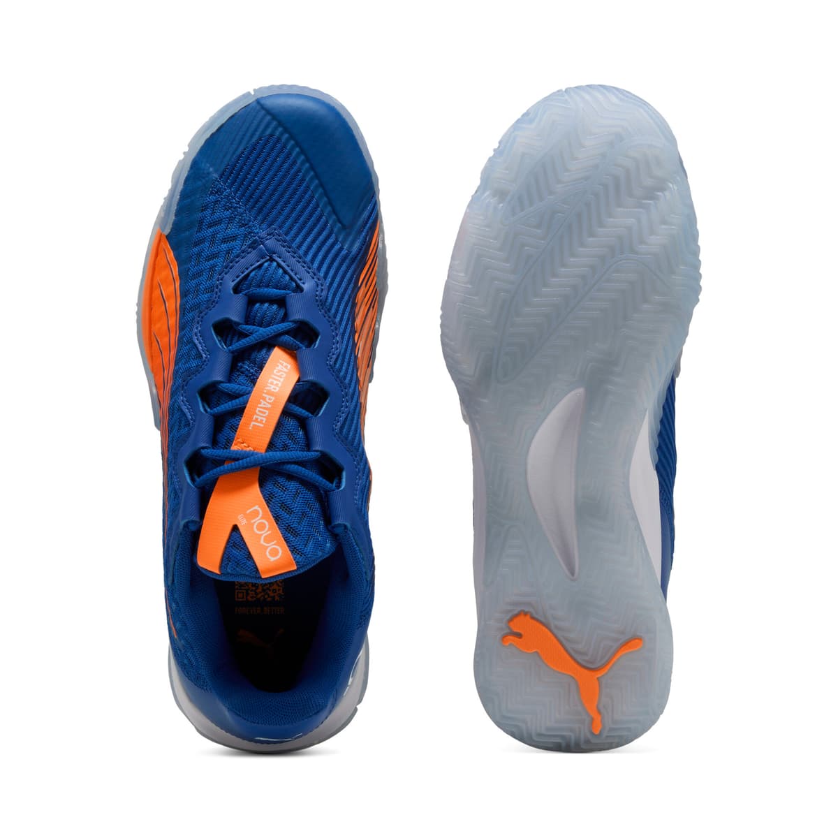 PUMA NOVA Elite Momo GonzÃ¡lez Padel schoenen uniseks, Blauw/Wit, Maat 39 thumbnail 4