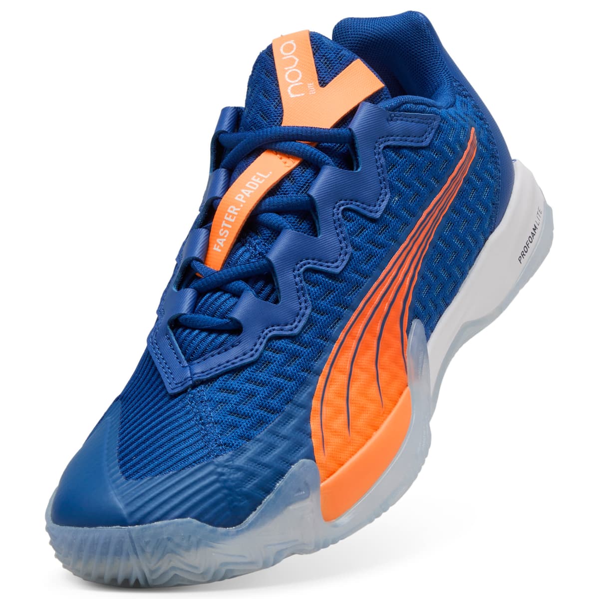 PUMA NOVA Elite Momo GonzÃ¡lez Padel schoenen uniseks, Blauw/Wit, Maat 39 thumbnail 2