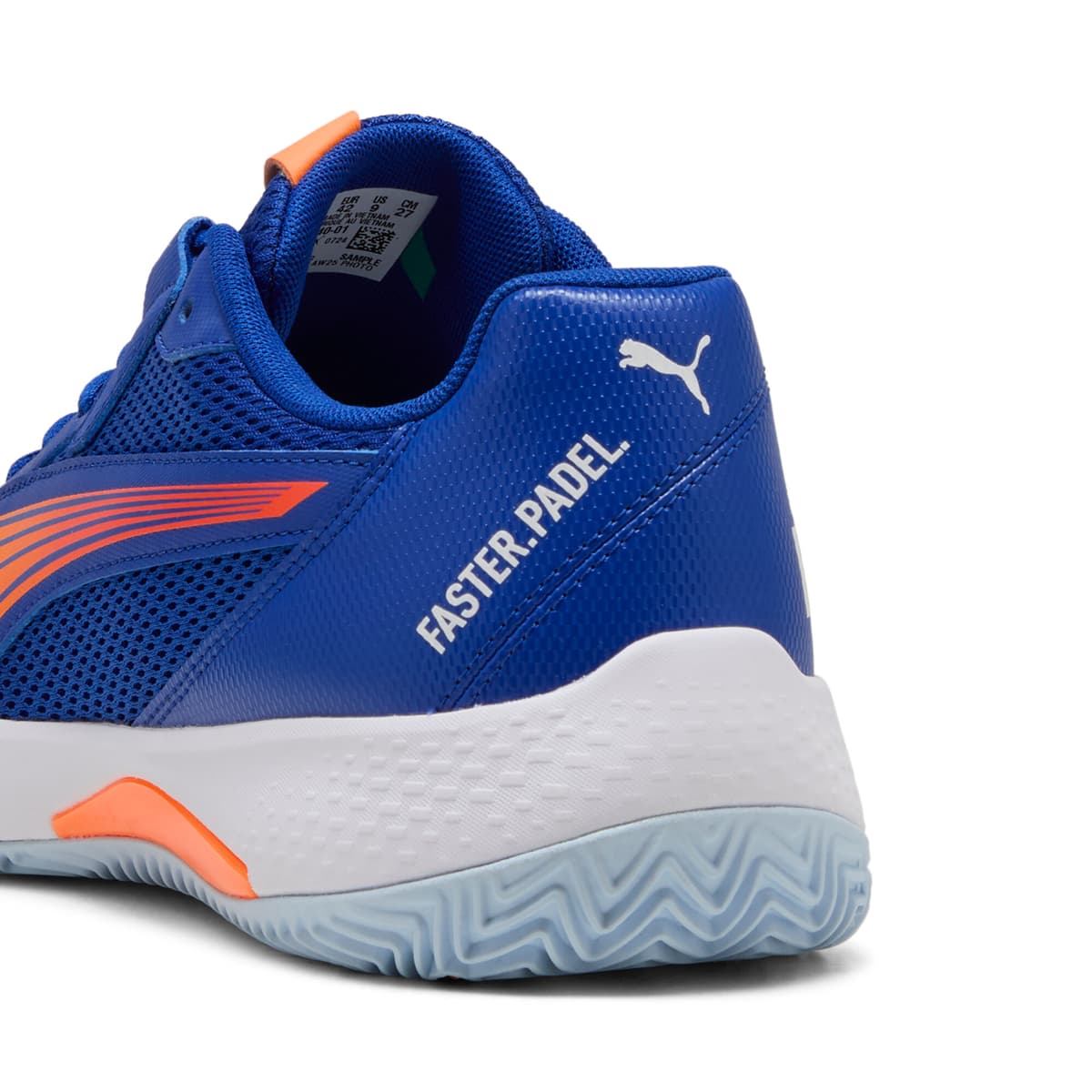 PUMA NOVA Court Momo GonzÃ¡lez padelschoenen uniseks, Blauw/Wit, Maat 40,5 thumbnail 5