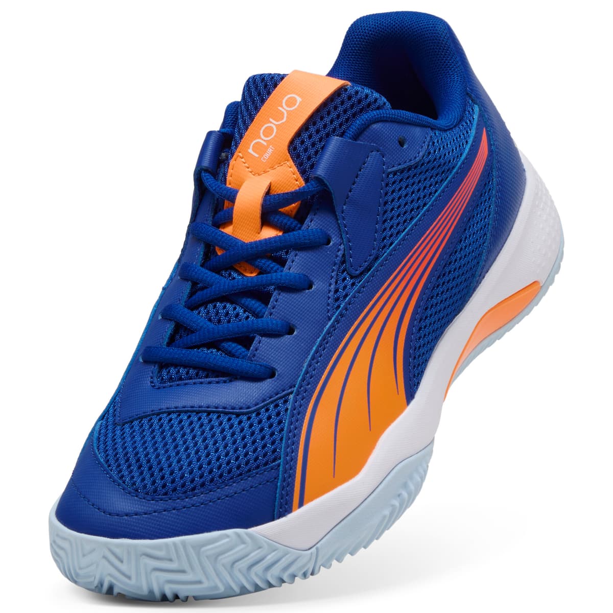 PUMA NOVA Court Momo GonzÃ¡lez padelschoenen uniseks, Blauw/Wit, Maat 40,5 thumbnail 2