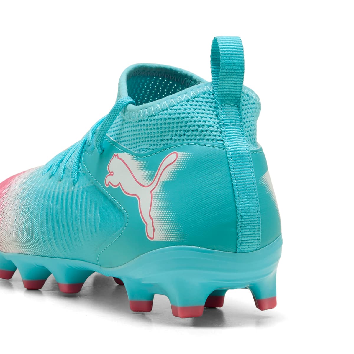 PUMA FUTURE 8 MATCH RE-CHARGE FG/AG voetbalschoenen, Blauw/Roze/Wit, Maat 32,5 thumbnail 5