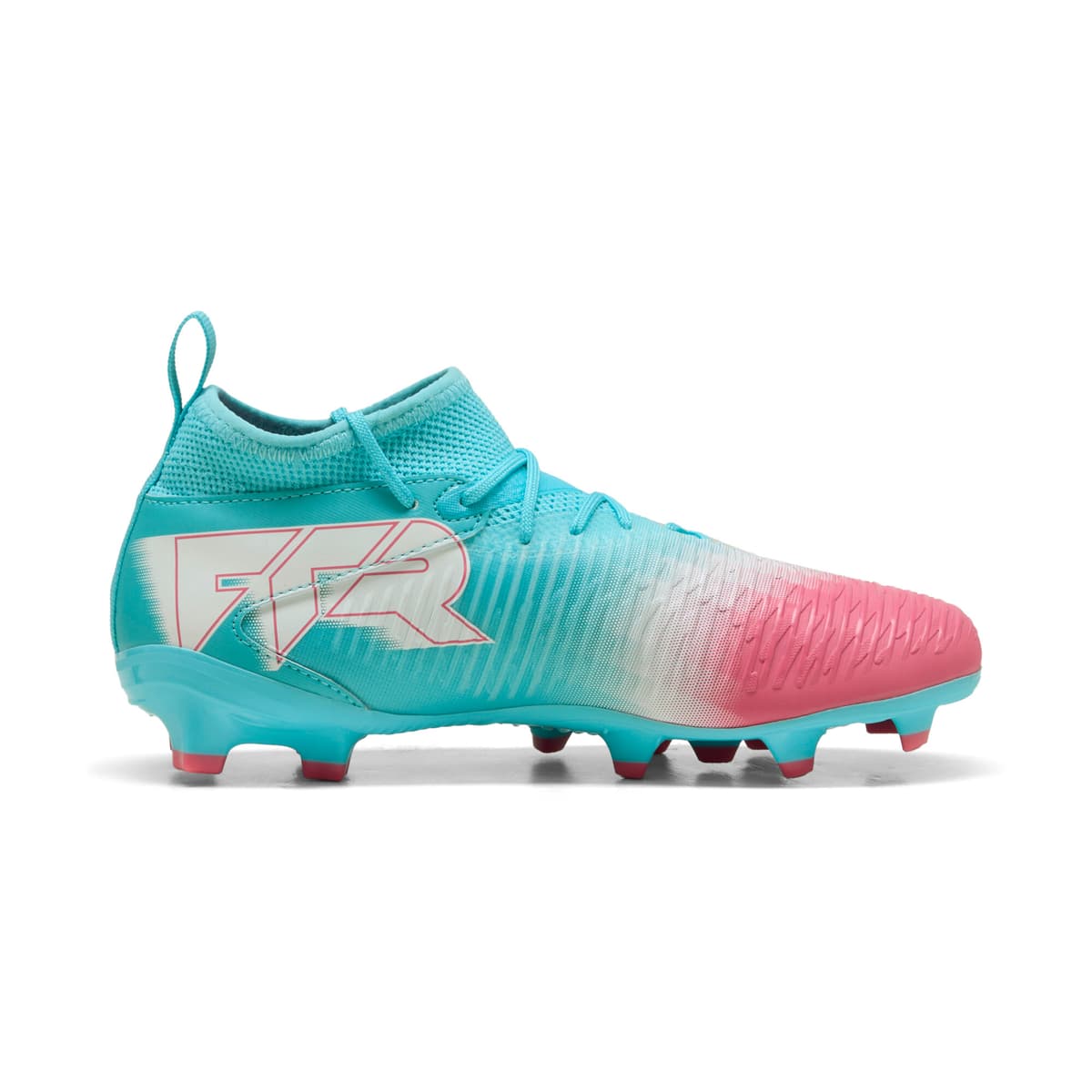 PUMA FUTURE 8 MATCH RE-CHARGE FG/AG voetbalschoenen, Blauw/Roze/Wit, Maat 32,5 thumbnail 3